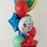 "You Did It' Globe Grad Bouquet